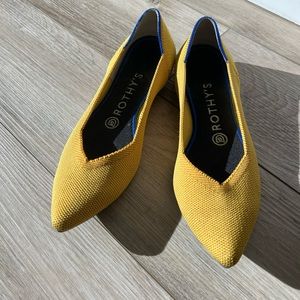 Rothy's Marigold Yellow The Point Ballet Flats